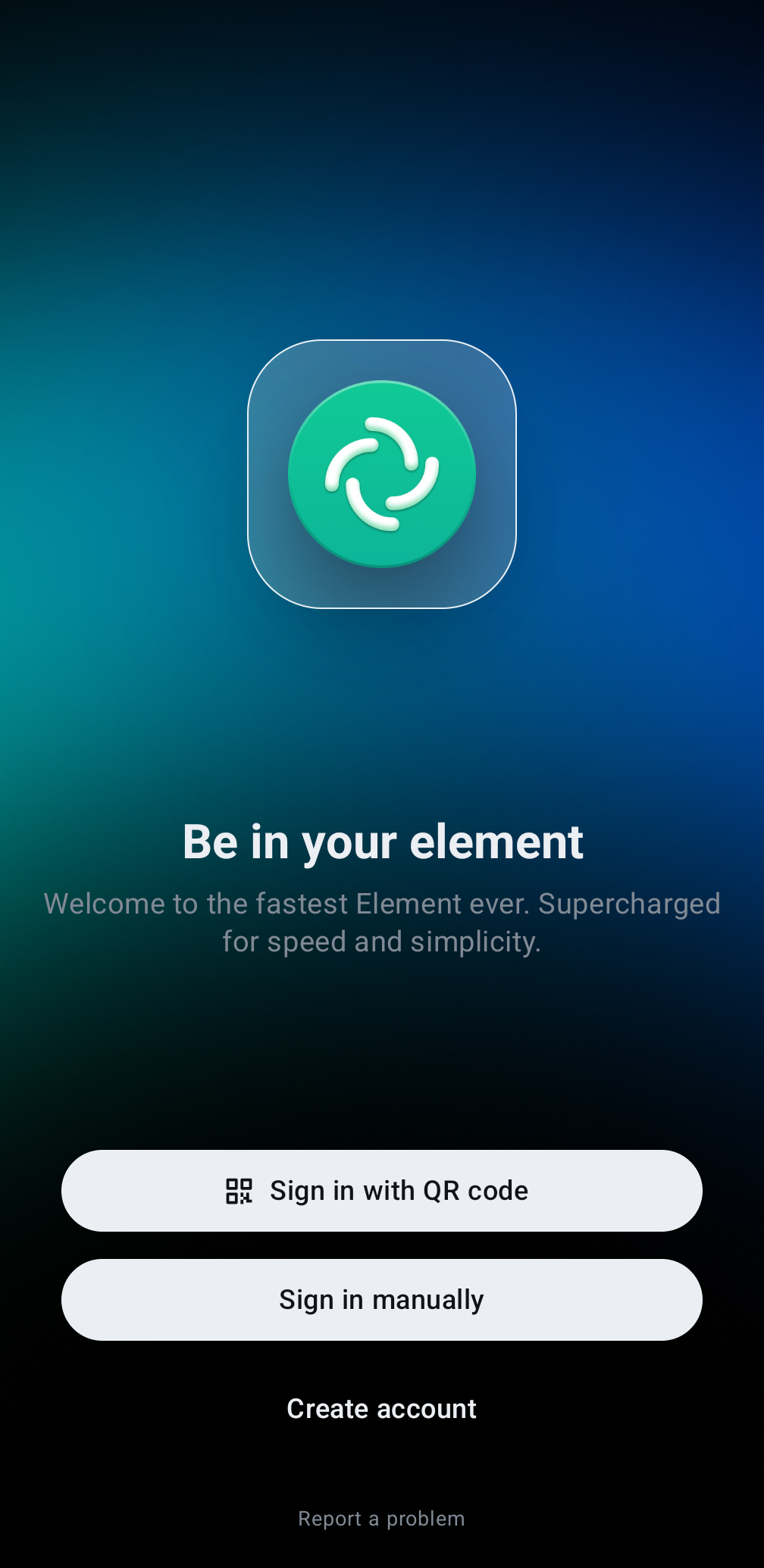 Click the Sign in Manually button.