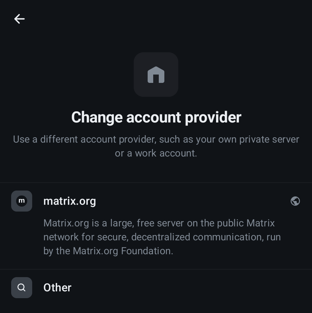 Click on the ๐Other button